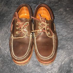 Timberlands boat shoes